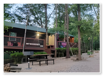 Our cabins here at Barker Gap