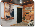 a picture of our Bear's Den Cabin