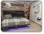 a picture of our Bear's Den Cabin