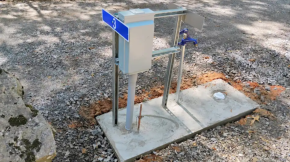 a picture of RV site #3 here at Barker Gap